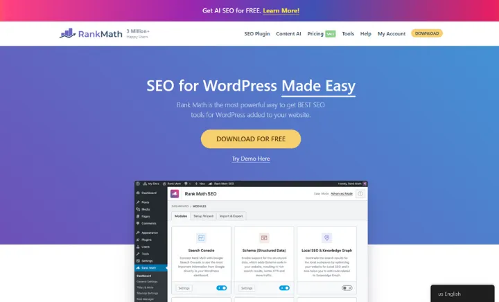 Rank Math SEO