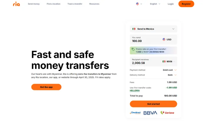 Ria Money Transfer